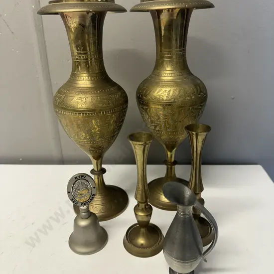 Selection Of Brass & Pewterware