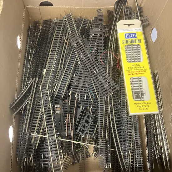Box Lot Assorted Model Railway Track