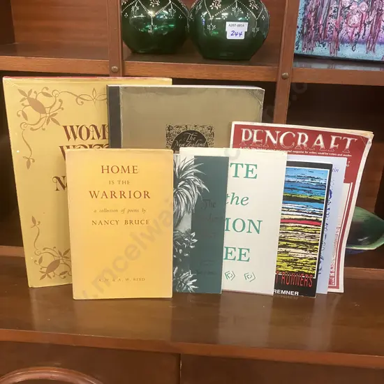 HOME IS THE WARRIOR: A Collection of Poems by Nancy Bruce,1964 First Edition, Inscribed & Signed By The Author (Twice)