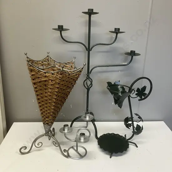 Candle Holders & Umbrella Stand