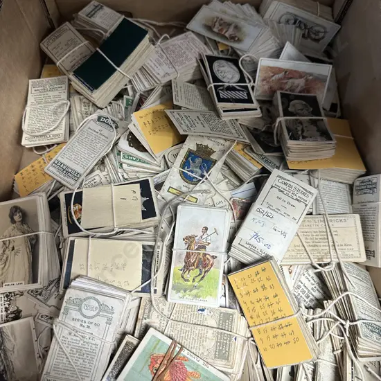 Selection Of Cigarette Cards Box Lot