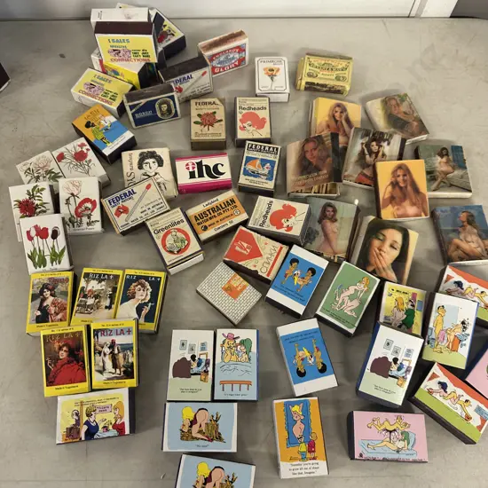 Assorted Vintage Match Boxes