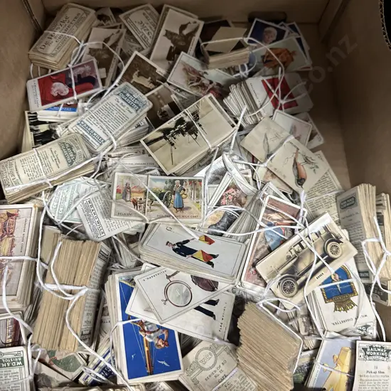 Selection Of Cigarrete Cards Box Of