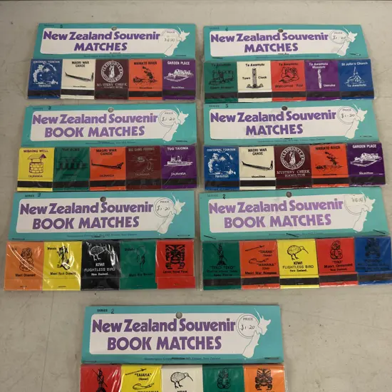 New Zealand Souvenir Book Matches 