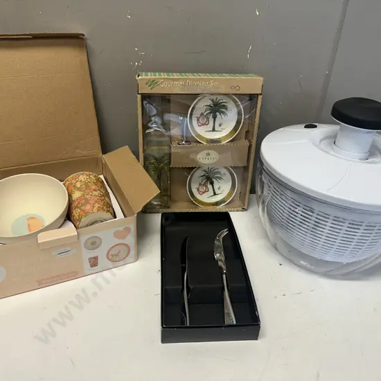 Lettuce Spinner, Bamboo Dinnerware, Etc