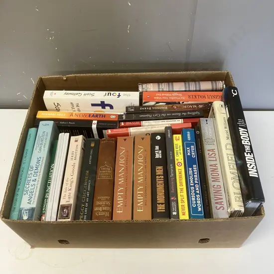 Box Lot Assorted Books