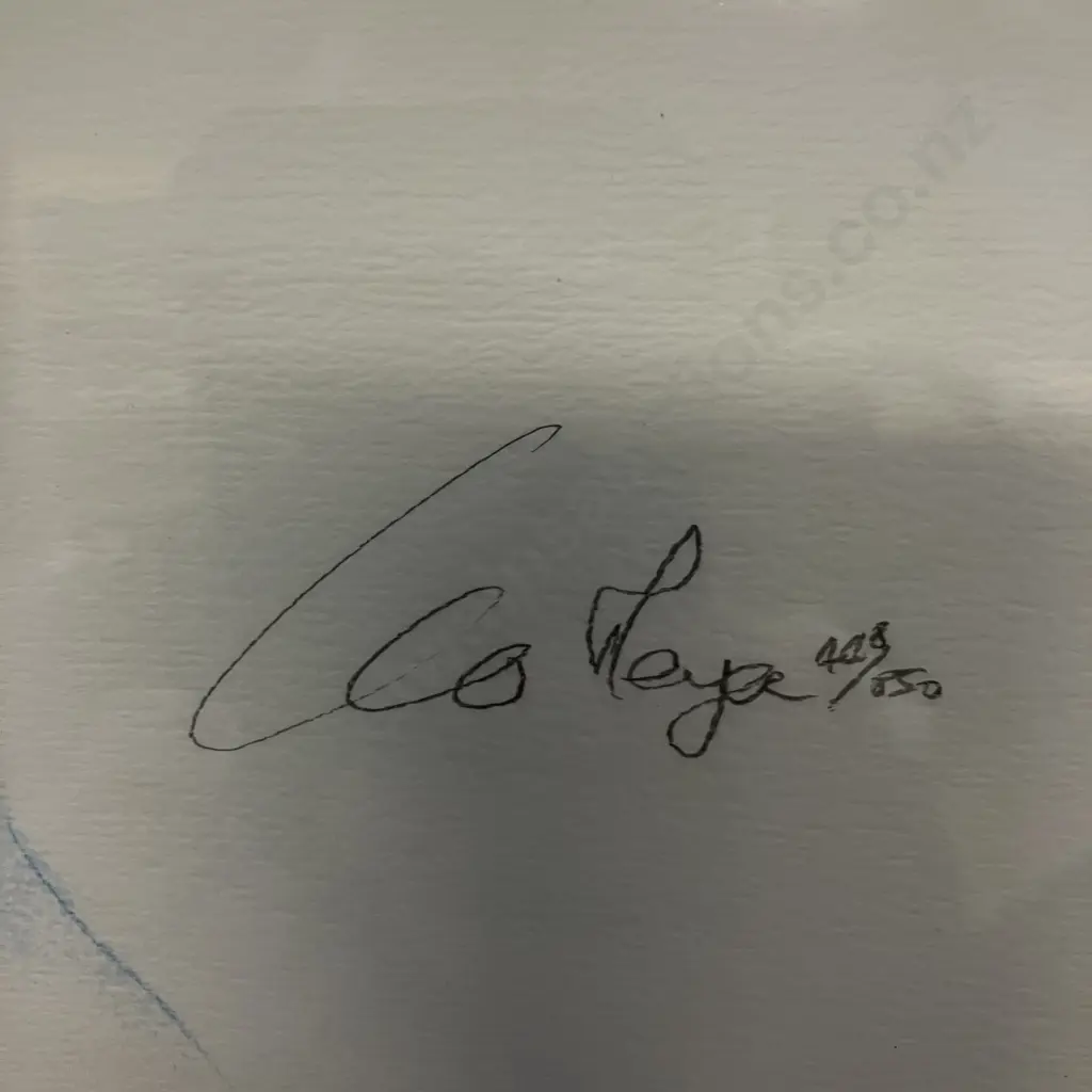 Leo Meyer Signed & Numbered Elephant Art Print - 448 / 850. 74 x 59cm Image 1++