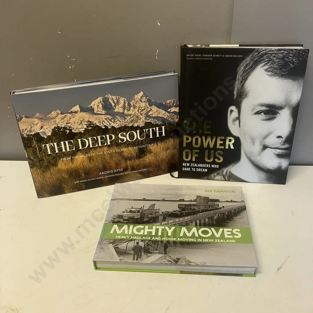 Mighty Moves: Heavy Haulage and House Moving in New Zealand by Bee Dawson 2012 First Edition Hardcover, Wairau Press Image 1++