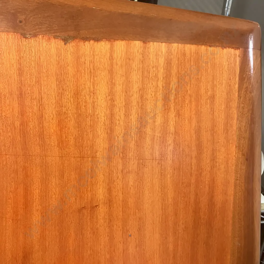 A Jon Jansen Dining Table With Centre Extension. 164 x 90cm With 46cm Extension - Leg Needs Repair (As Found Condition) Image 1++