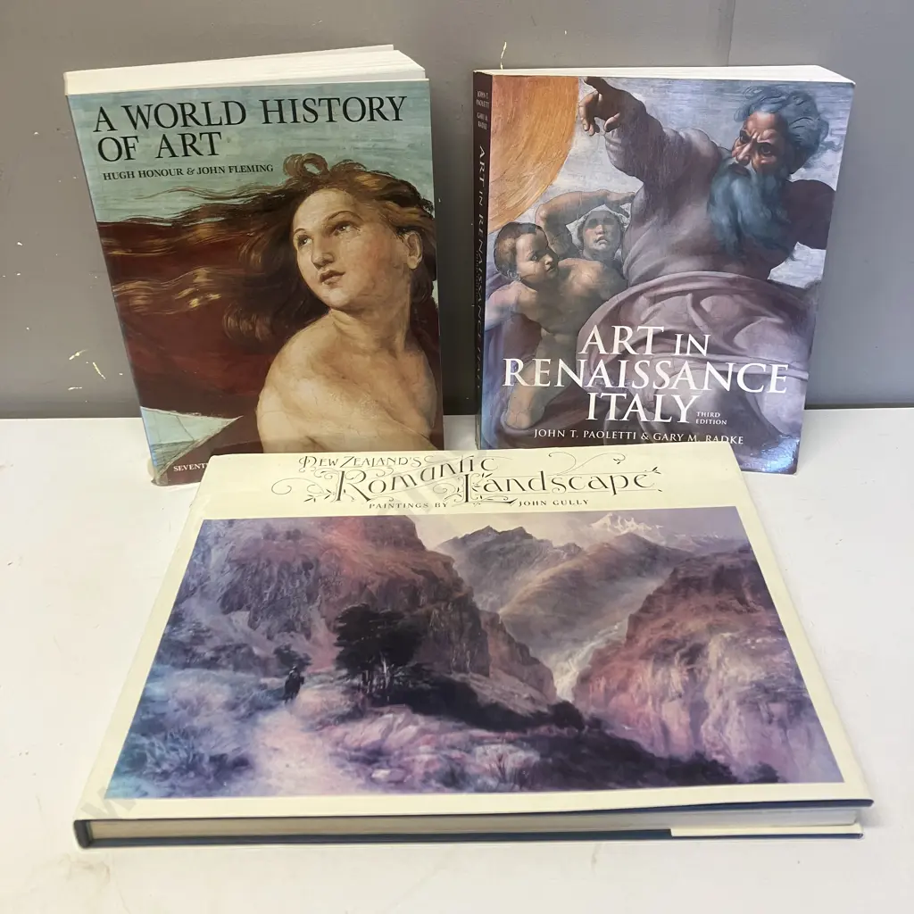 NZs Romantic Landscape John Gully, A World History Of Art & Art In Renaissance Italy Image 1++
