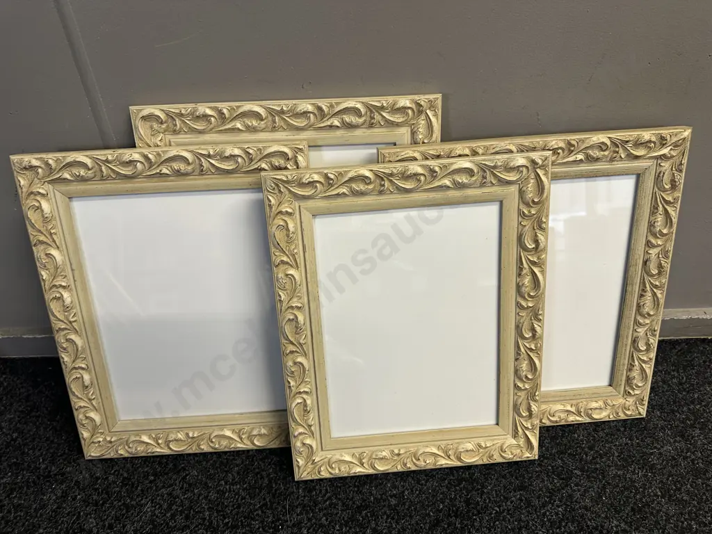 Assorted Vintage French Style Ornate Frames x4 Image 1++