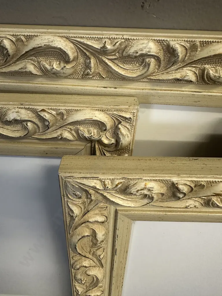 Assorted Vintage French Style Ornate Frames x4 Image 1++