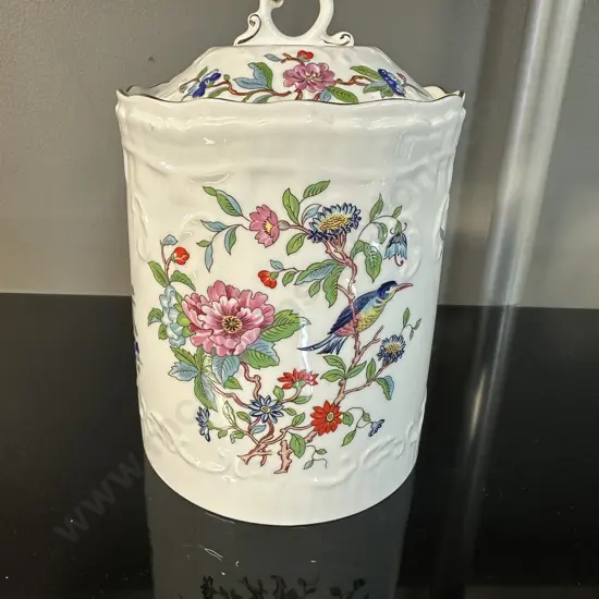 Aynsley 'Pembrooke' Lidded Cannister H19cm.