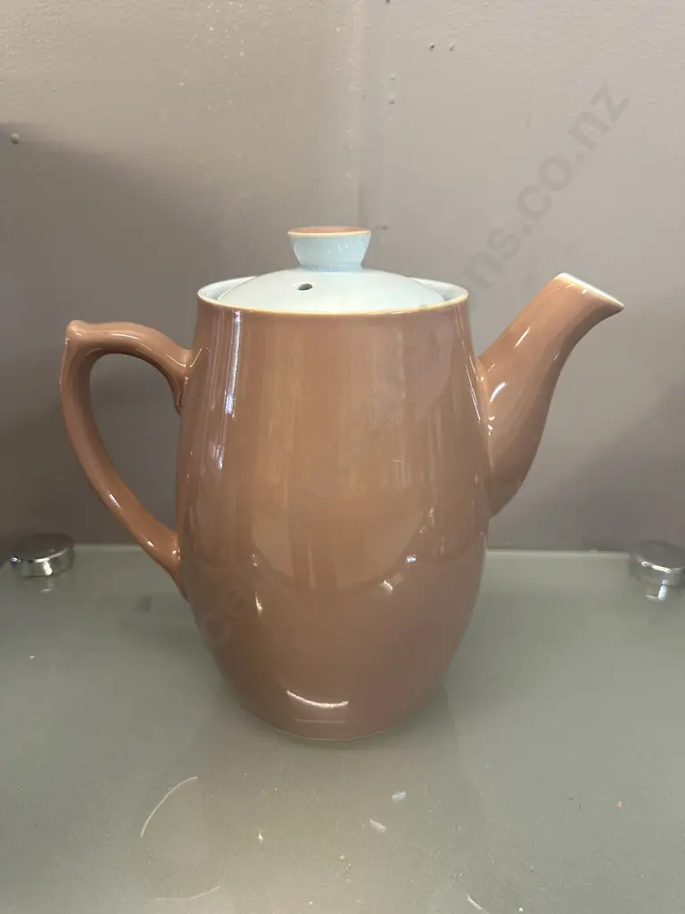 1960s Mid-Century Langley Lucerne Denby Coffee Pot Image 1++