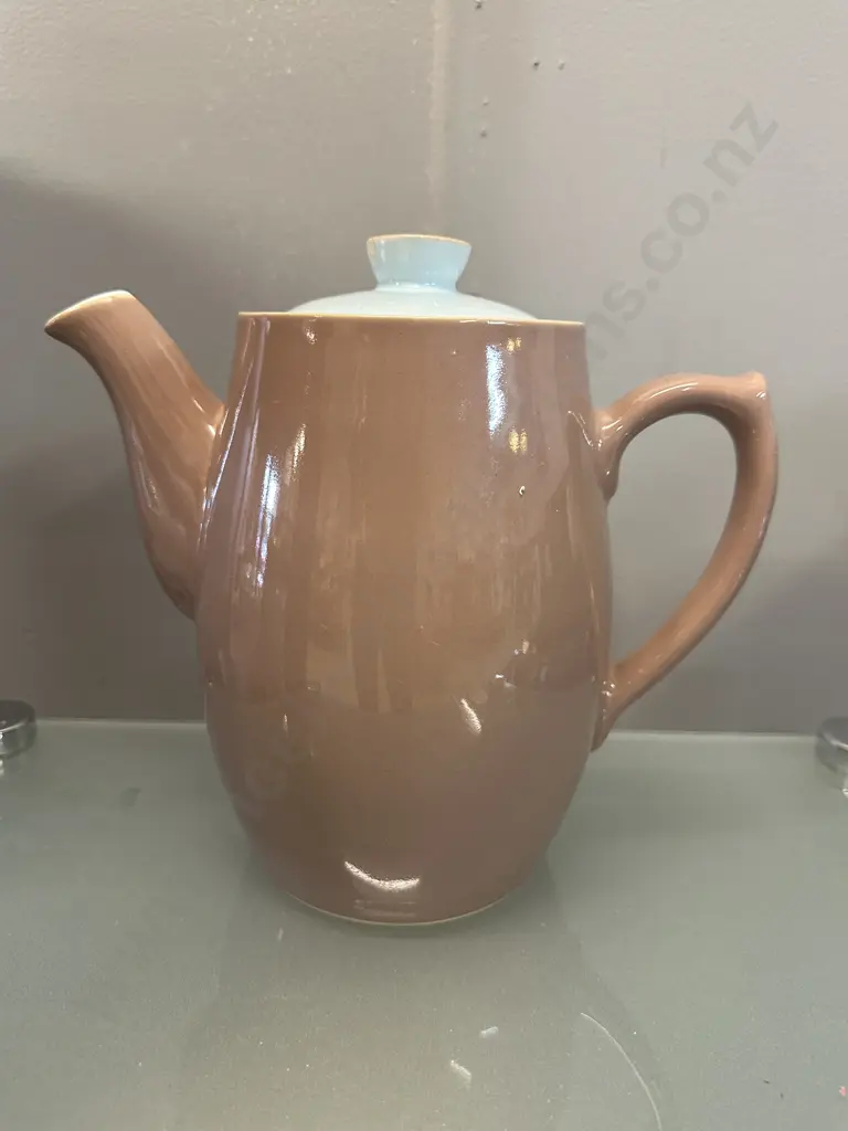 1960s Mid-Century Langley Lucerne Denby Coffee Pot Image 1++