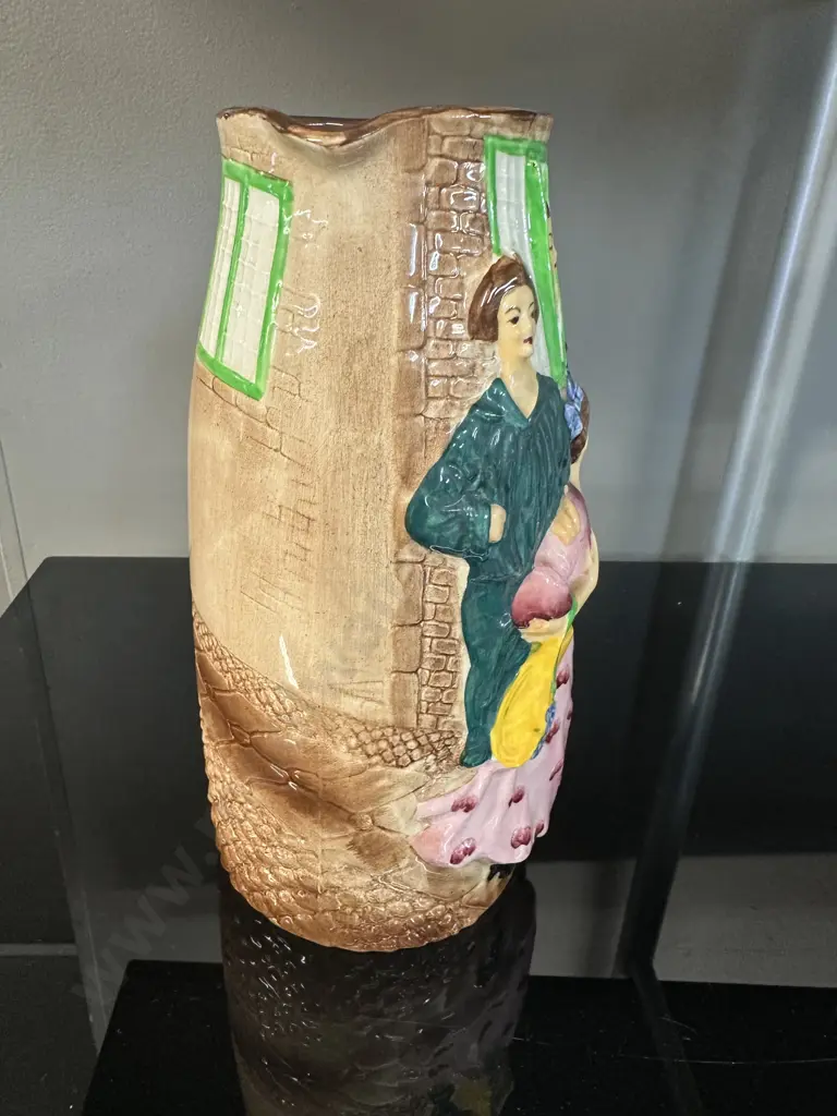 Vintage Burleigh Ware Pitcher 'Sally In The Alley' H25cm. Image 1++