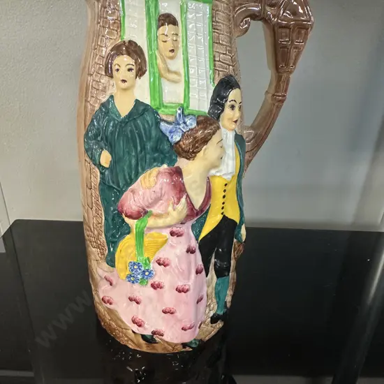 Vintage Burleigh Ware Pitcher 'Sally In The Alley' H25cm.