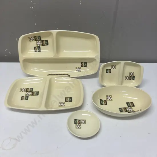 Vintage Carltonware Tapestry Pattern China Items x 5