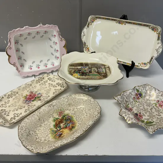 Selection Of Serving Dishes Including Royal Albert Etc