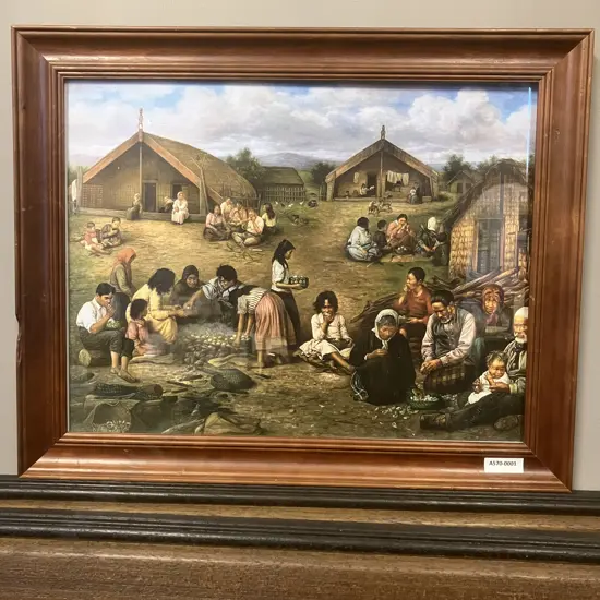 The Time Of Kai 1907 Gottfried Lindauer Framed Glazed Print, 36 x 45cm