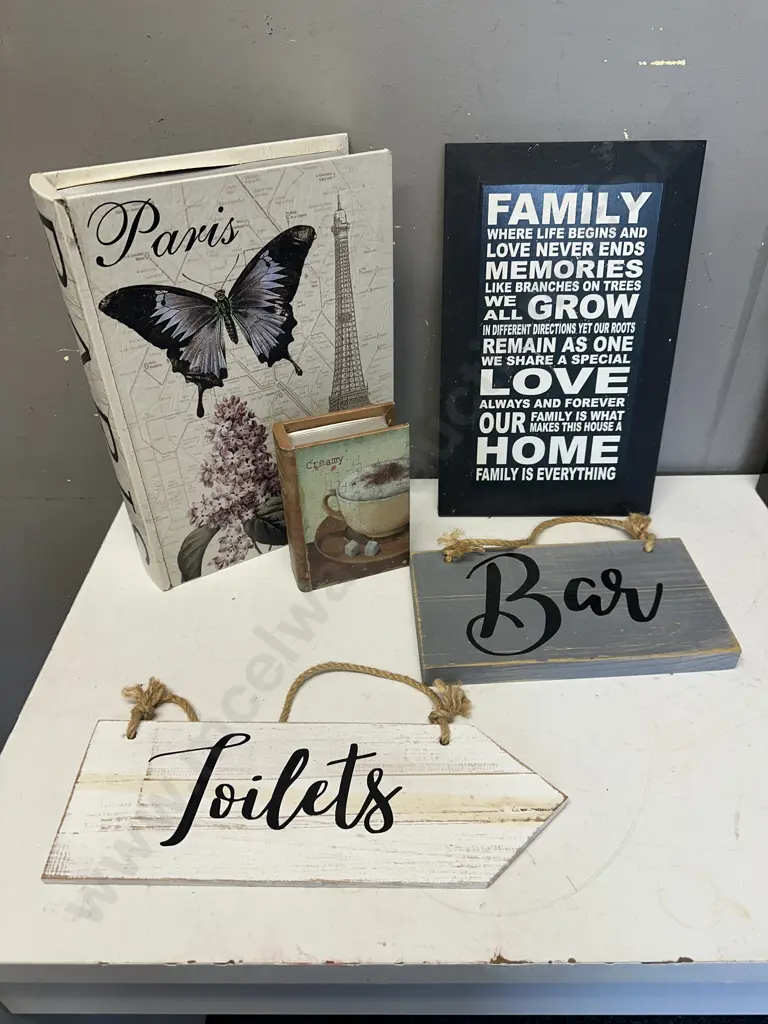 Decorative Storage Boxes, Wall Plaques Wall Art Etc Image 1++