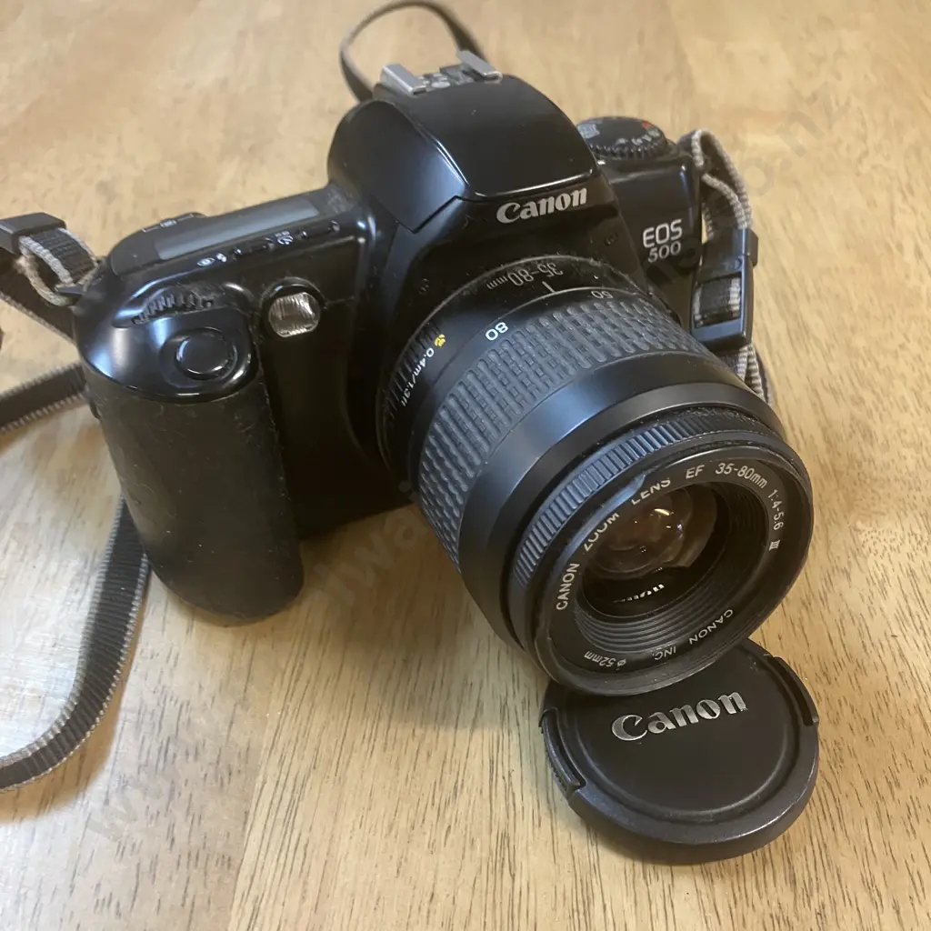 Canon EOS 500 With Canon Zoom EF 35-80mm f/4-5.6 III Lens & Strap Image 1++