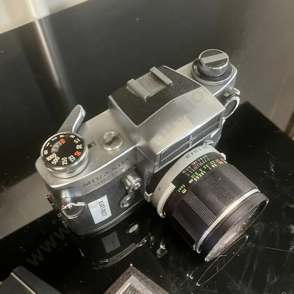 Miranda Sensorex Model C Camera #939498, With Soligor Wide-Auto 1:2.8 f=28mm Lens - 1970 Japan Image 1++