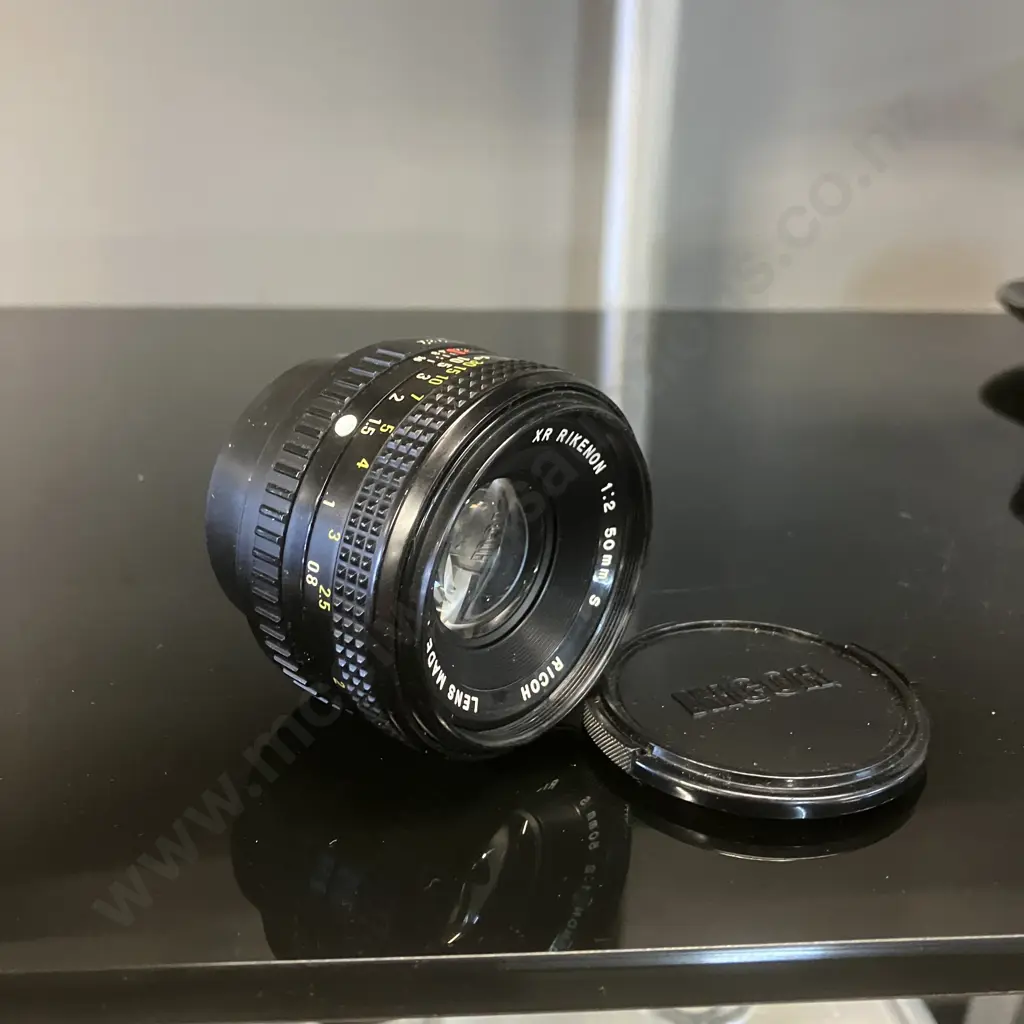 Ricoh XR Rikenon 1:2 50mm S Camera Lens, PK Mount Image 1++