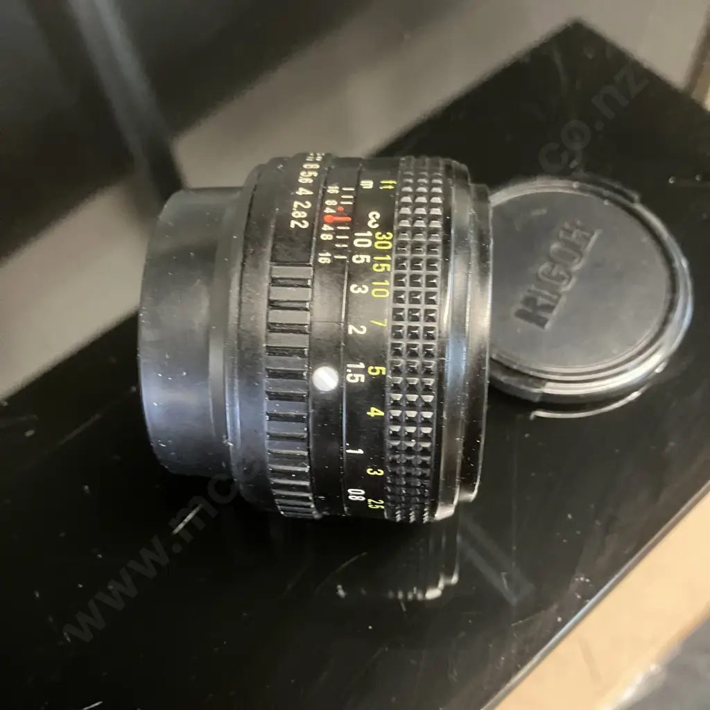 Ricoh XR Rikenon 1:2 50mm S Camera Lens, PK Mount Image 1++