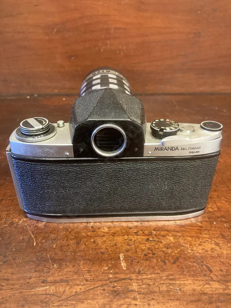 Vintage Miranda Camera Co. Miranda FB No. 714660 With Soligor Miranda Zoom F;5.6 105-175mm Lens Lens Image 1++