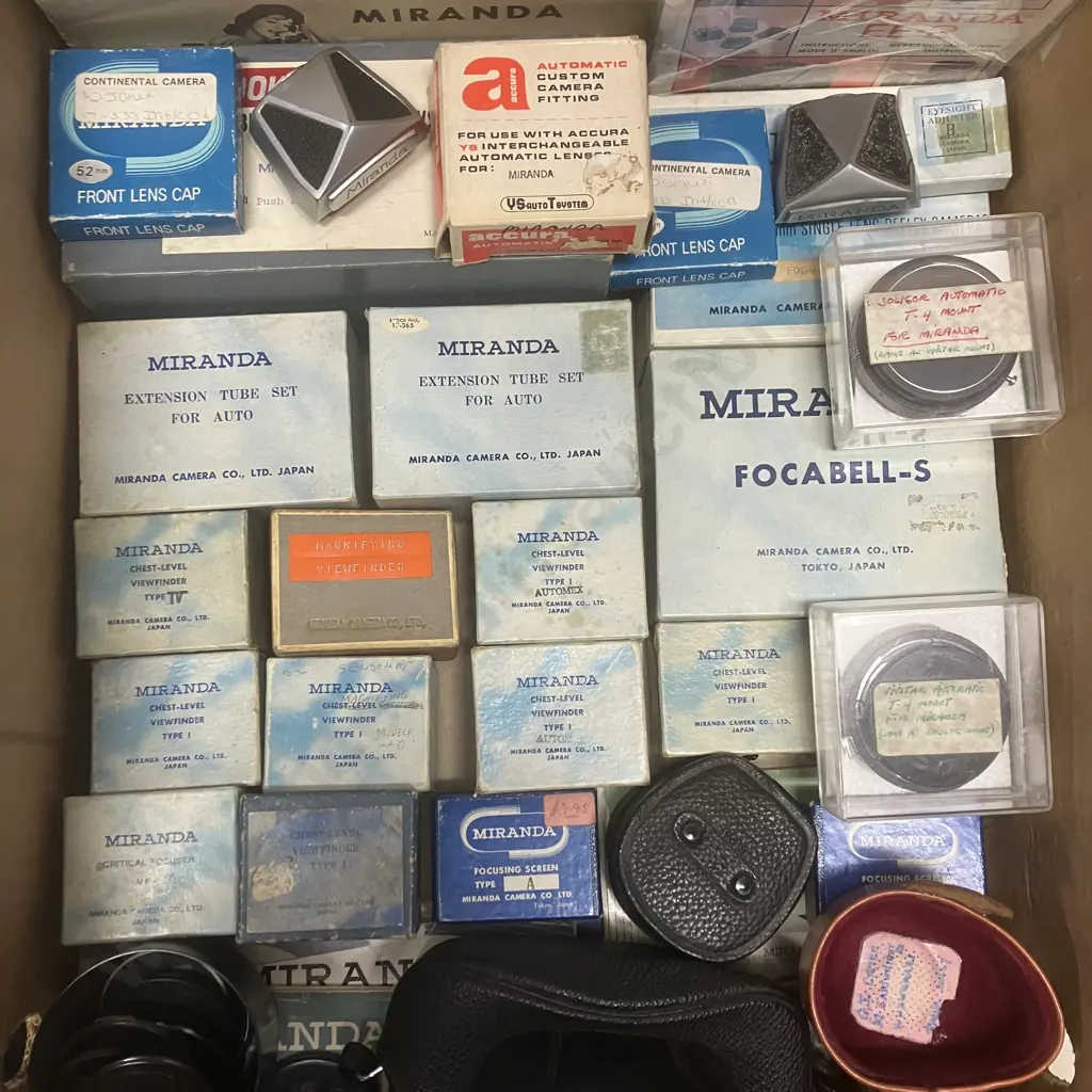 Miranda Camera Boxed Accessories, Manuals Etc Image 1++