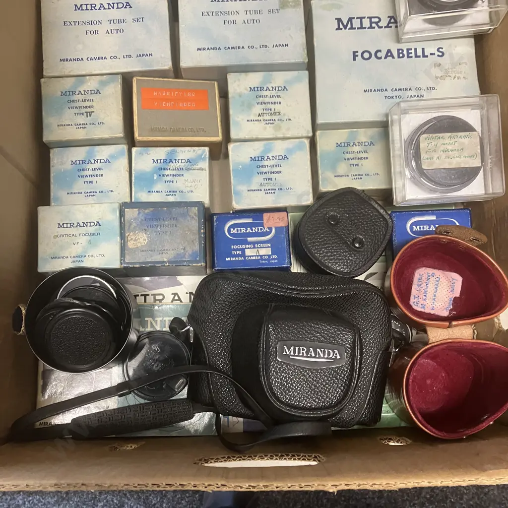 Miranda Camera Boxed Accessories, Manuals Etc Image 1++