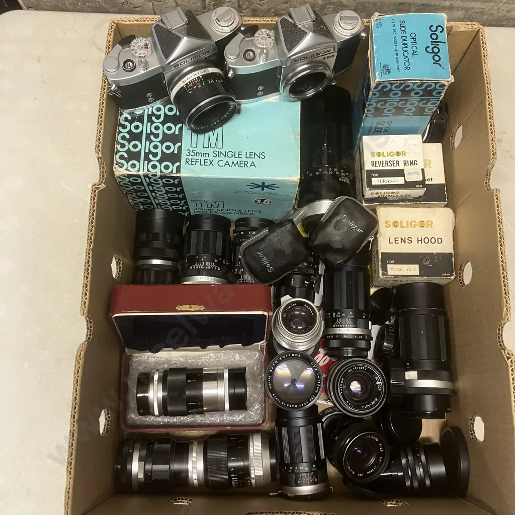 Soligor TM Cameras, Lenses, Accessories Image 1++