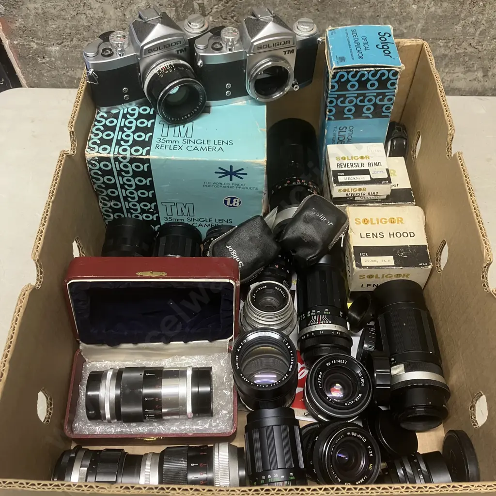 Soligor TM Cameras, Lenses, Accessories Image 1++