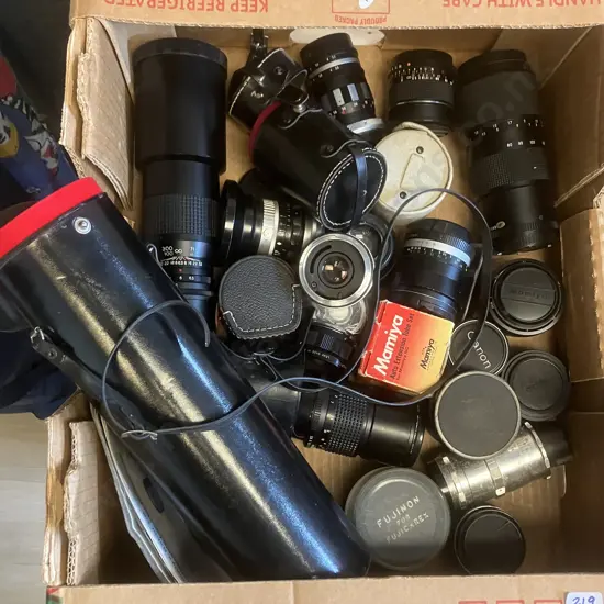 Box Lot Camera Items