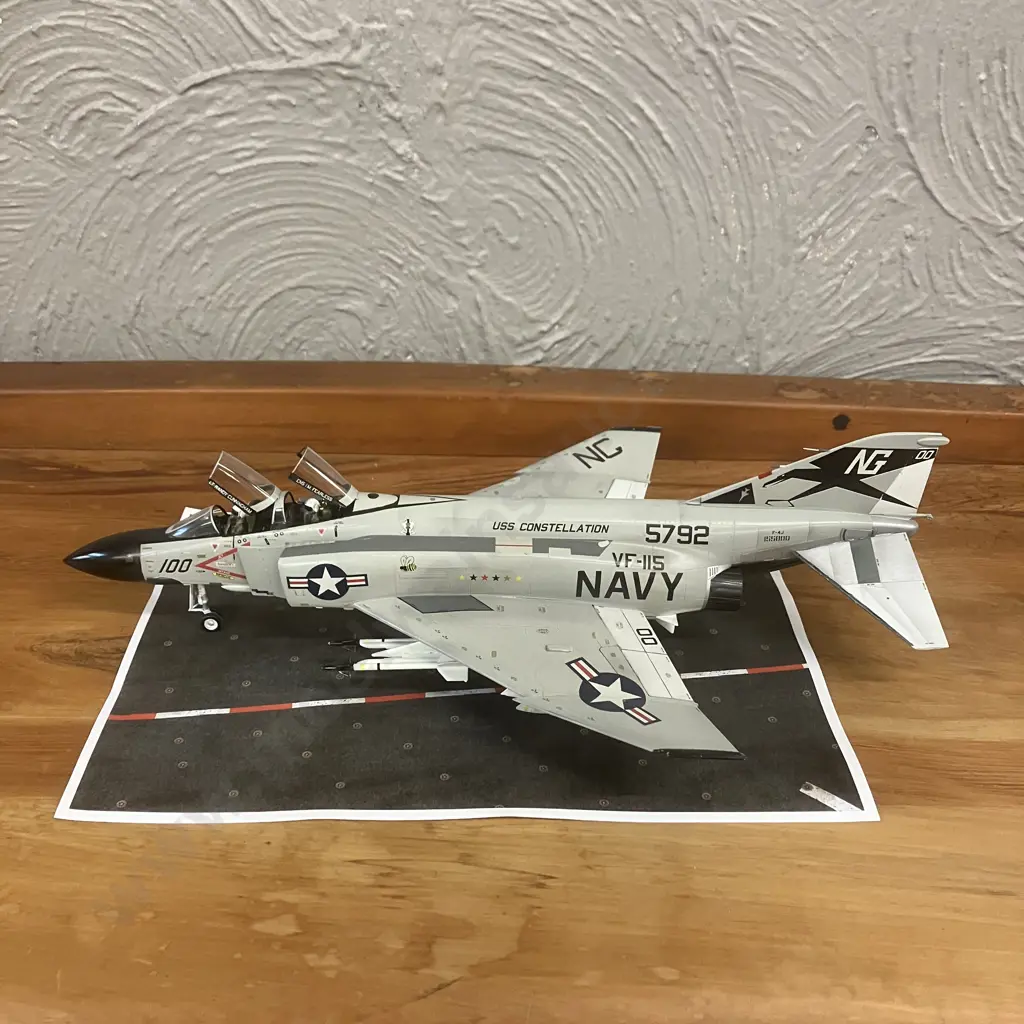 1:48 USN McDonnell Douglas F-4J Phantom - Lt Randy Cunningham VF96 Fighting Falcons (USA First Ace Pilot Since Korea) Image 1++
