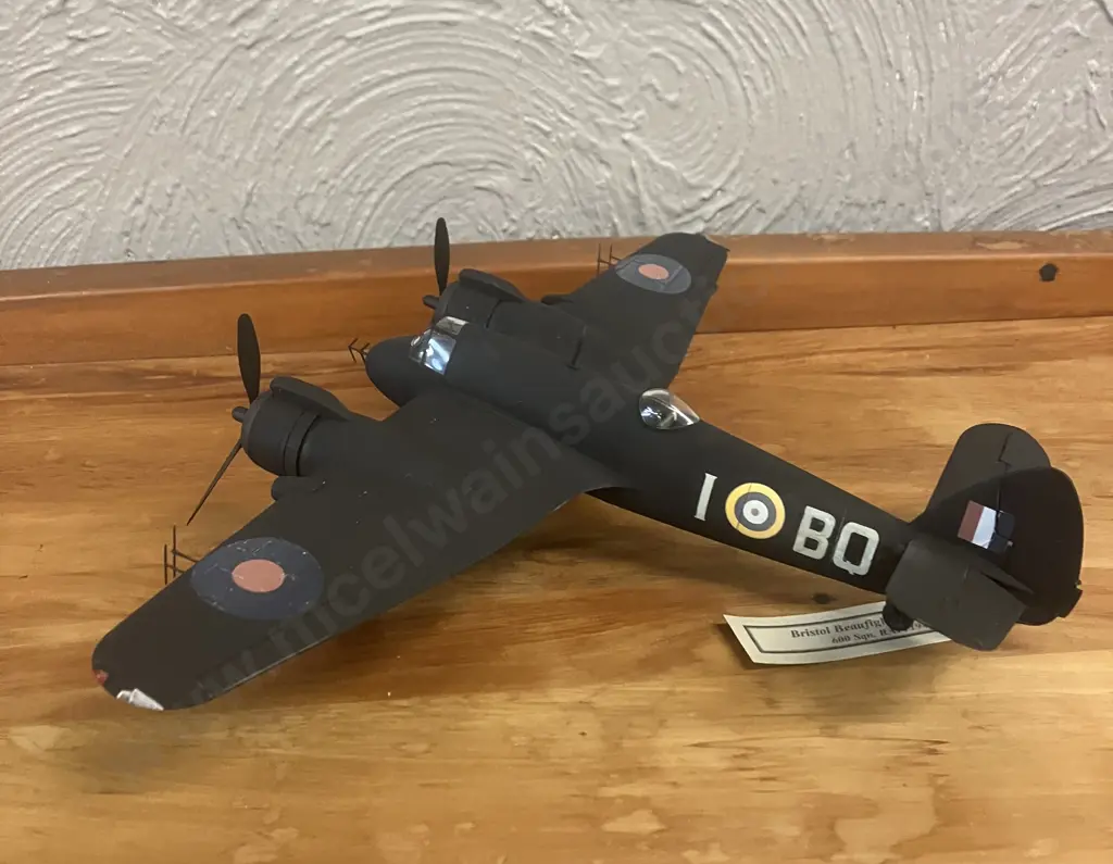 1:48 RAF Bristol Beaufighter Mk.VIF 600 Squadron. Night Fighter, June 1942 to August 1944, Night Camouflage Paint Scheme Image 1++