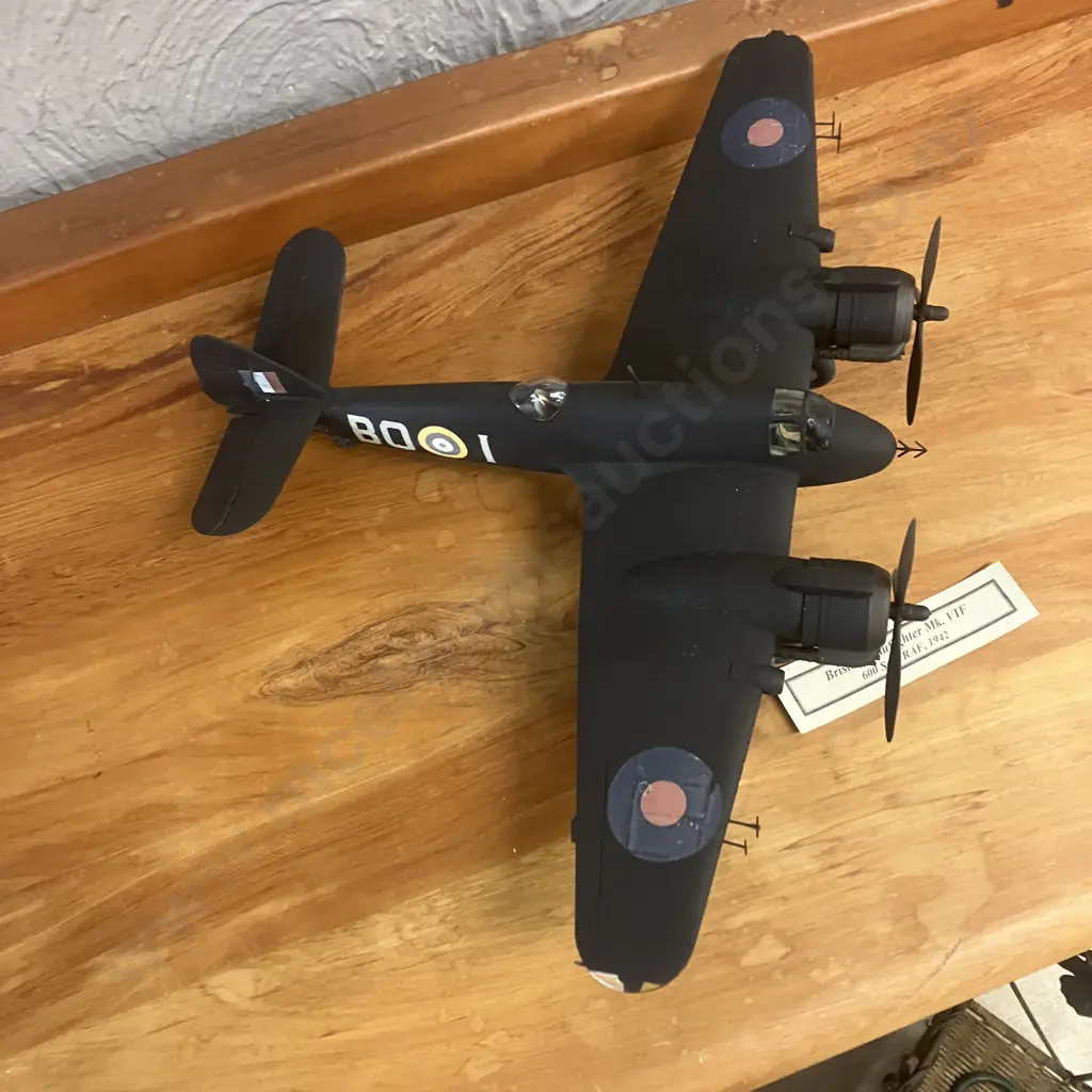 1:48 RAF Bristol Beaufighter Mk.VIF 600 Squadron. Night Fighter, June 1942 to August 1944, Night Camouflage Paint Scheme Image 1++