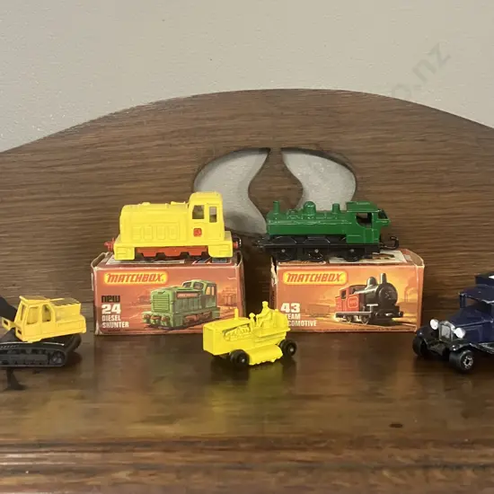 Matchbox Superfast No 24 Diesel Shunter in Box & No 47 Pannier Tank Loco - Lesney, Made in England