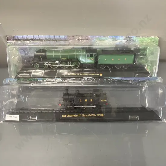 1923 Class A3 No.4472 Flying Scotsman & 1924 LMS Fowler 3F Jinty 0-6-0T No7279 Locomotives - 1:76 Scale Static Models