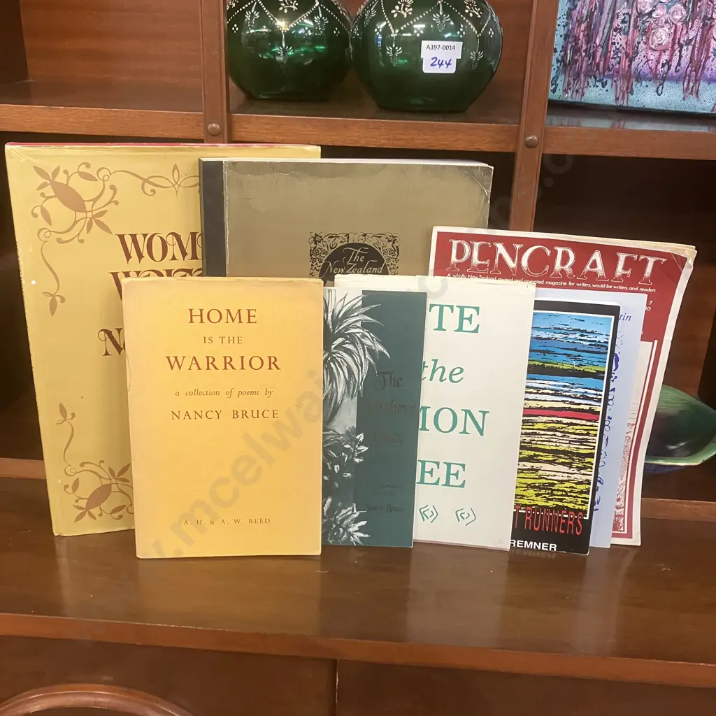 HOME IS THE WARRIOR: A Collection of Poems by Nancy Bruce,1964 First Edition, Inscribed & Signed By The Author (Twice) Image 1++