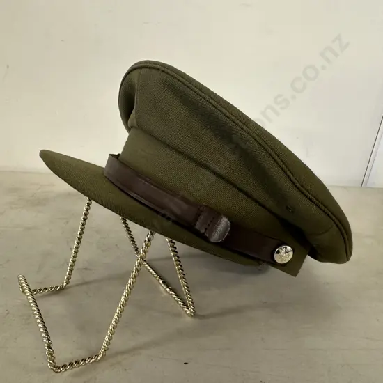Vintage Green Military Cap