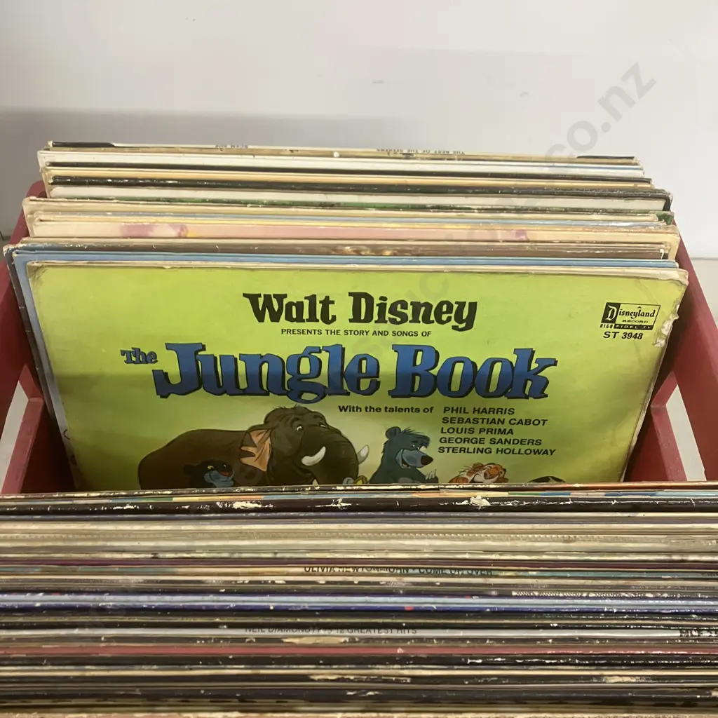 Red Bin Assorted LPs Image 1++