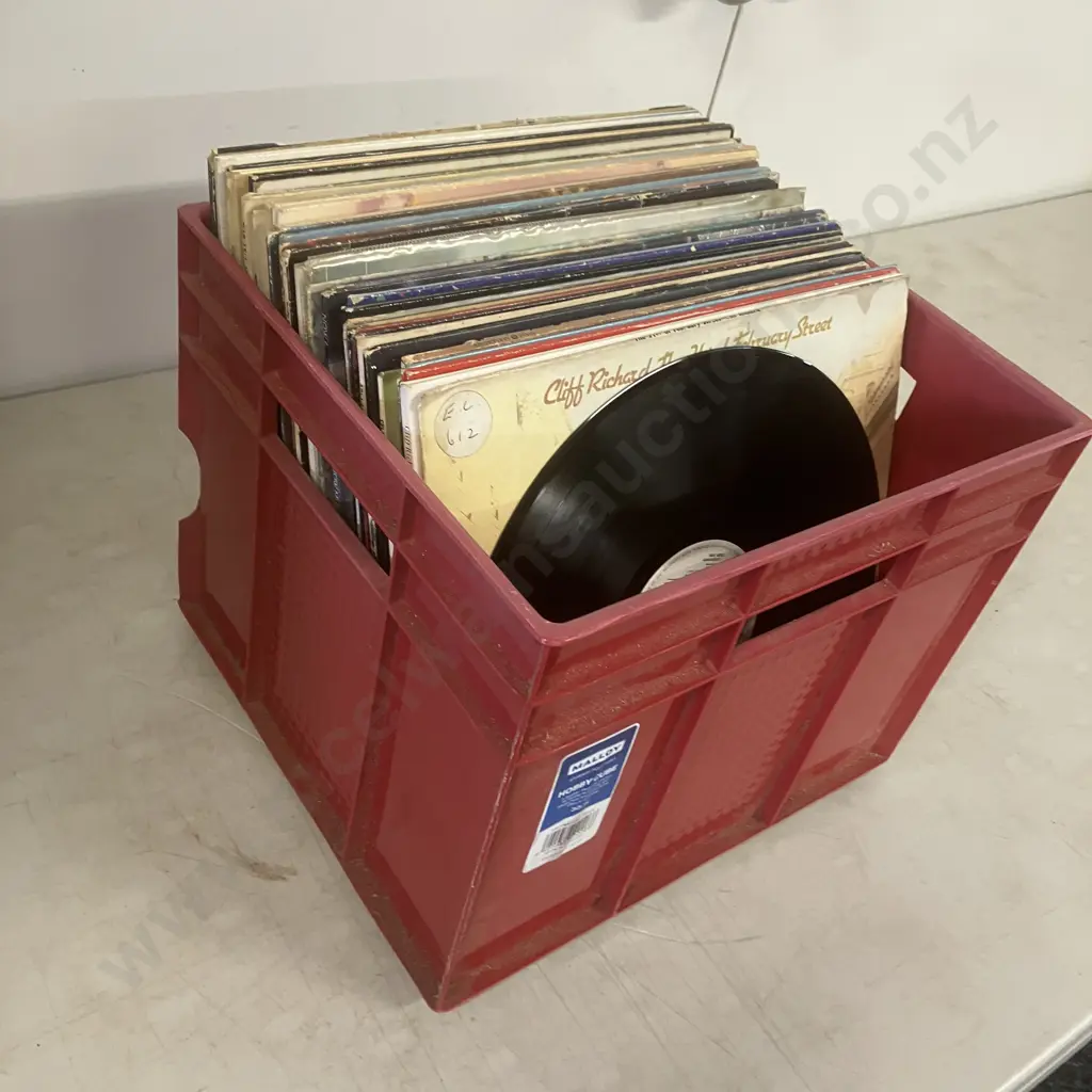 Red Bin Assorted LPs Image 1++