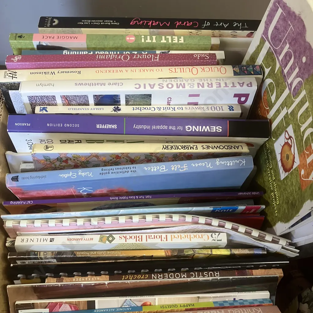 Box Lot Patterns, Quilting Etc Image 1++