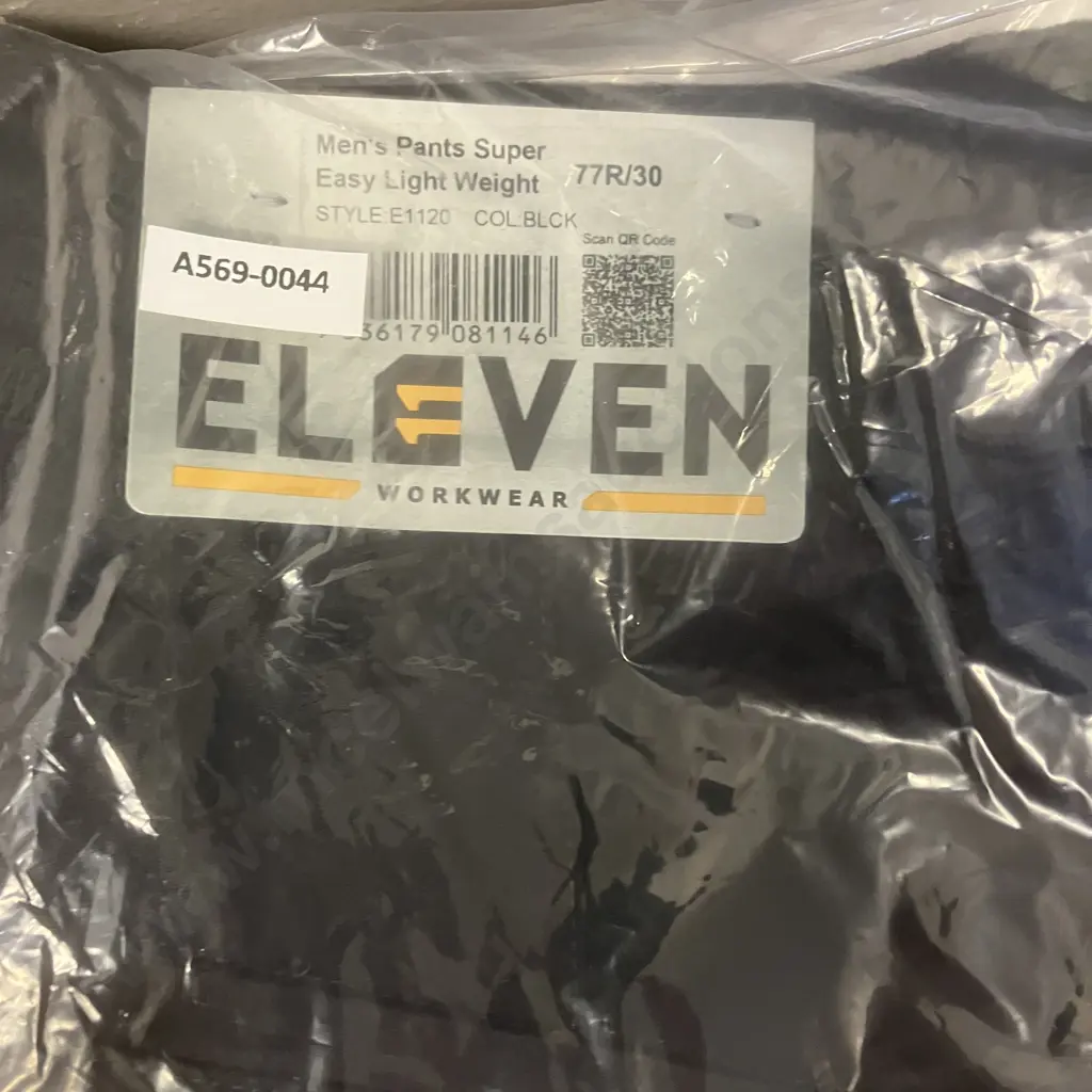 ELEVEN Workwear 2 x Pant Combat Cargo Stove Pipe Size 77R/30 Navy, 1 x Super East Light Weight Size 77R/30 Black Image 1++