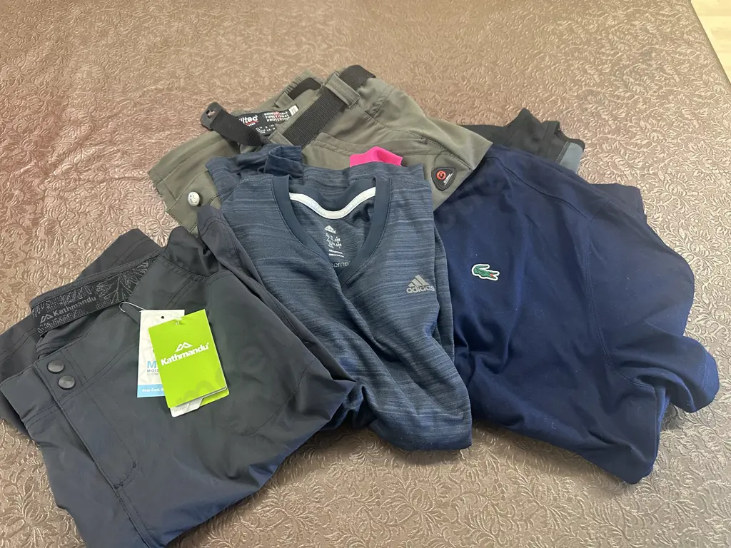 Selection Of Clothing Including New Kathmandu Hiking Shorts Size 16 Etc Image 1++