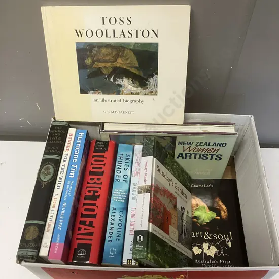 Books - Toss Woollaston, Hurricane Tim, Sunday's Garden Etc