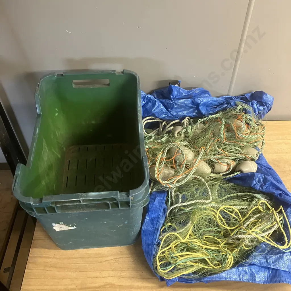 Fishing Net, Tarpaulin, Green Bin Image 1++