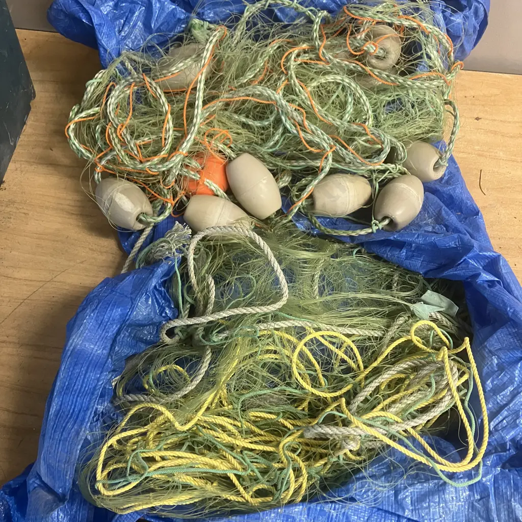 Fishing Net, Tarpaulin, Green Bin Image 1++